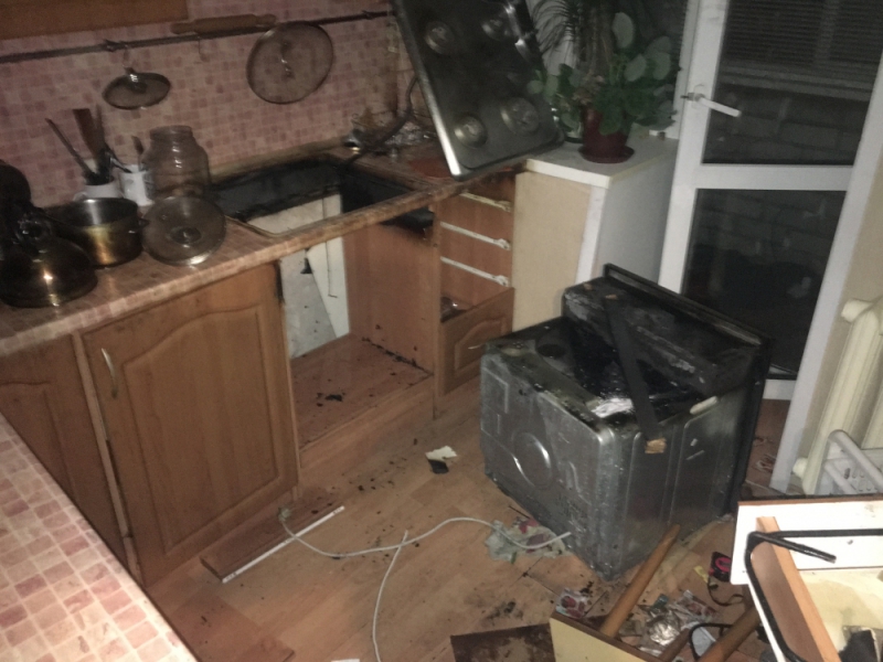 На Пирогова чуть не выгорела квартира