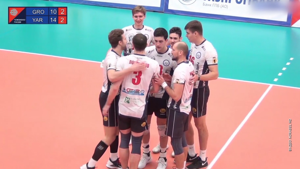 Волейбольный «Ярославич» в пяти сетах разобрался с клубом «Грозный»