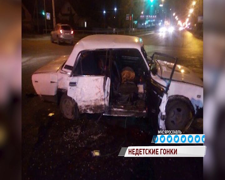 Подросток за рулем «ВАЗа» влетел в другую отечественную легковушку