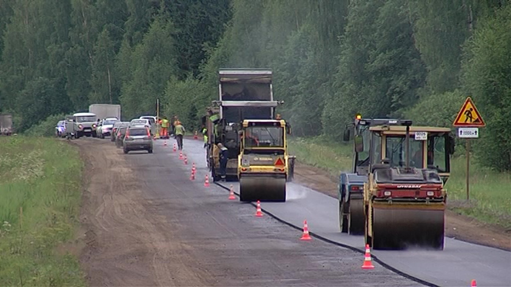 Под Гаврилов-Ямом ремонтируют дорогу до Иванова