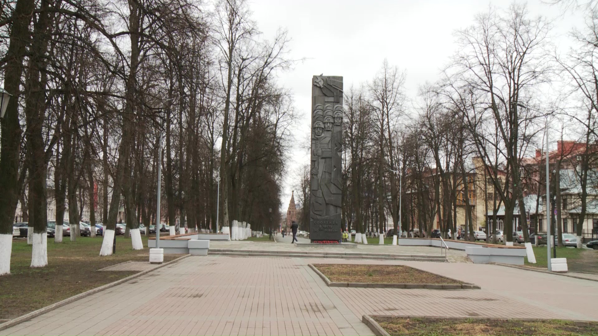 В Ярославле к юбилею Победы преобразился сквер на Чайковского