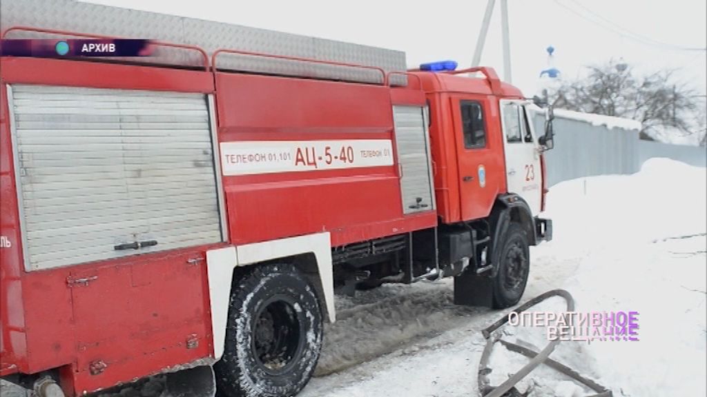 В Красноперекопском районе горел деревянный дом