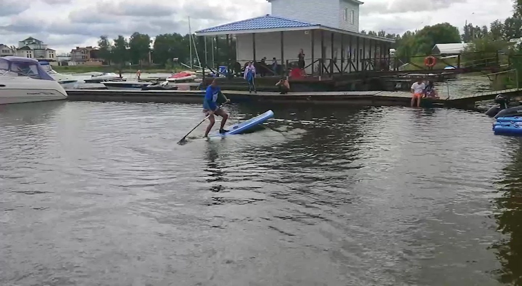 В Ярославле впервые прошли Международные соревнования по сап-серфингу