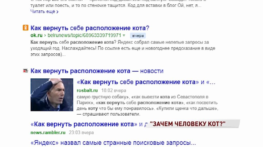 Интернет-поисковик опубликовал топ самых нелепых запросов пользователей