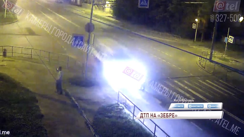 ВИДЕО: В Рыбинске «ГАЗель» сбила пешехода