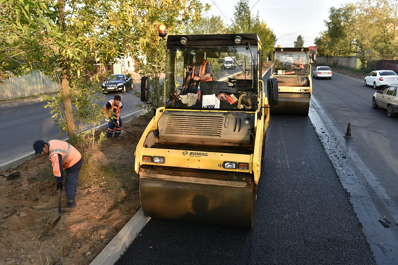 Ремонт дороги на Магистральной обещают закончить к середине сентября