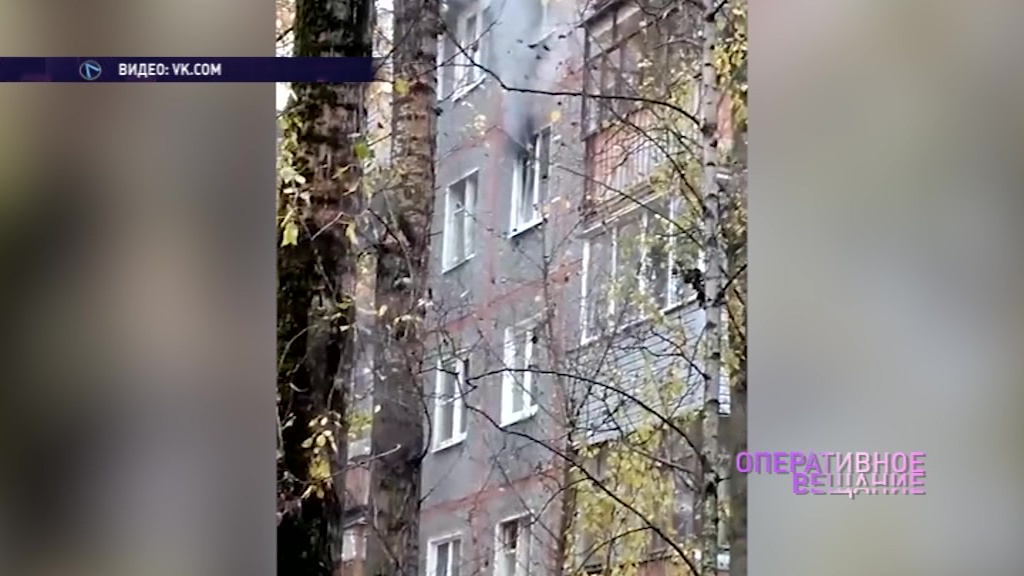 В Брагине в пятиэтажке загорелась кухня