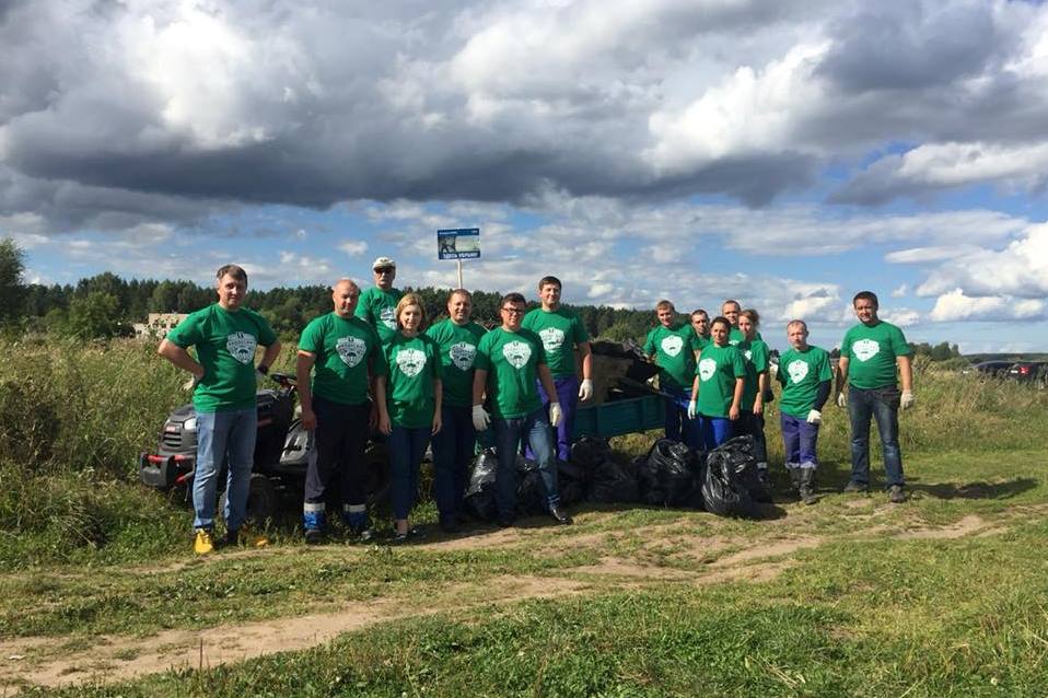 «Экодесант» очистил набережную Волги в Мышкине