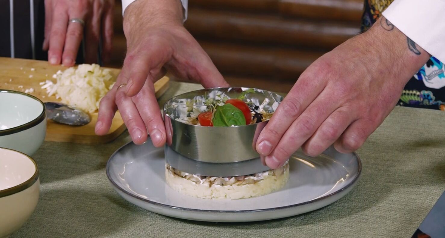 «Вкусные идеи». Салат с языком