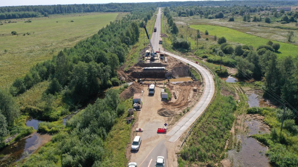 Ремонт дороги Новое село – Мышкин с подъездом к паромной переправе завершат осенью