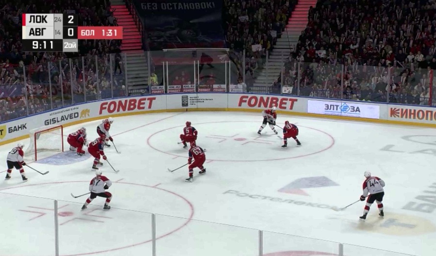Ярославский «Локомотив» обыграл «Авангард» во втором матче четвертьфинала плей-офф