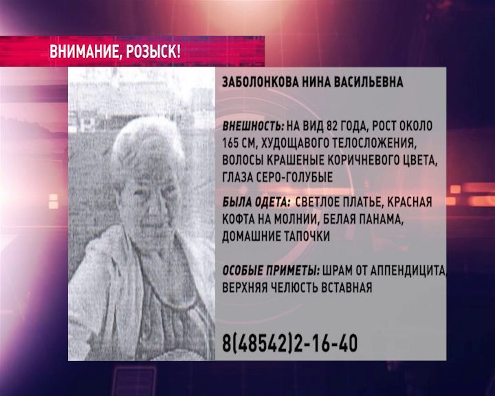 В Ярославской области разыскивают пенсионерку