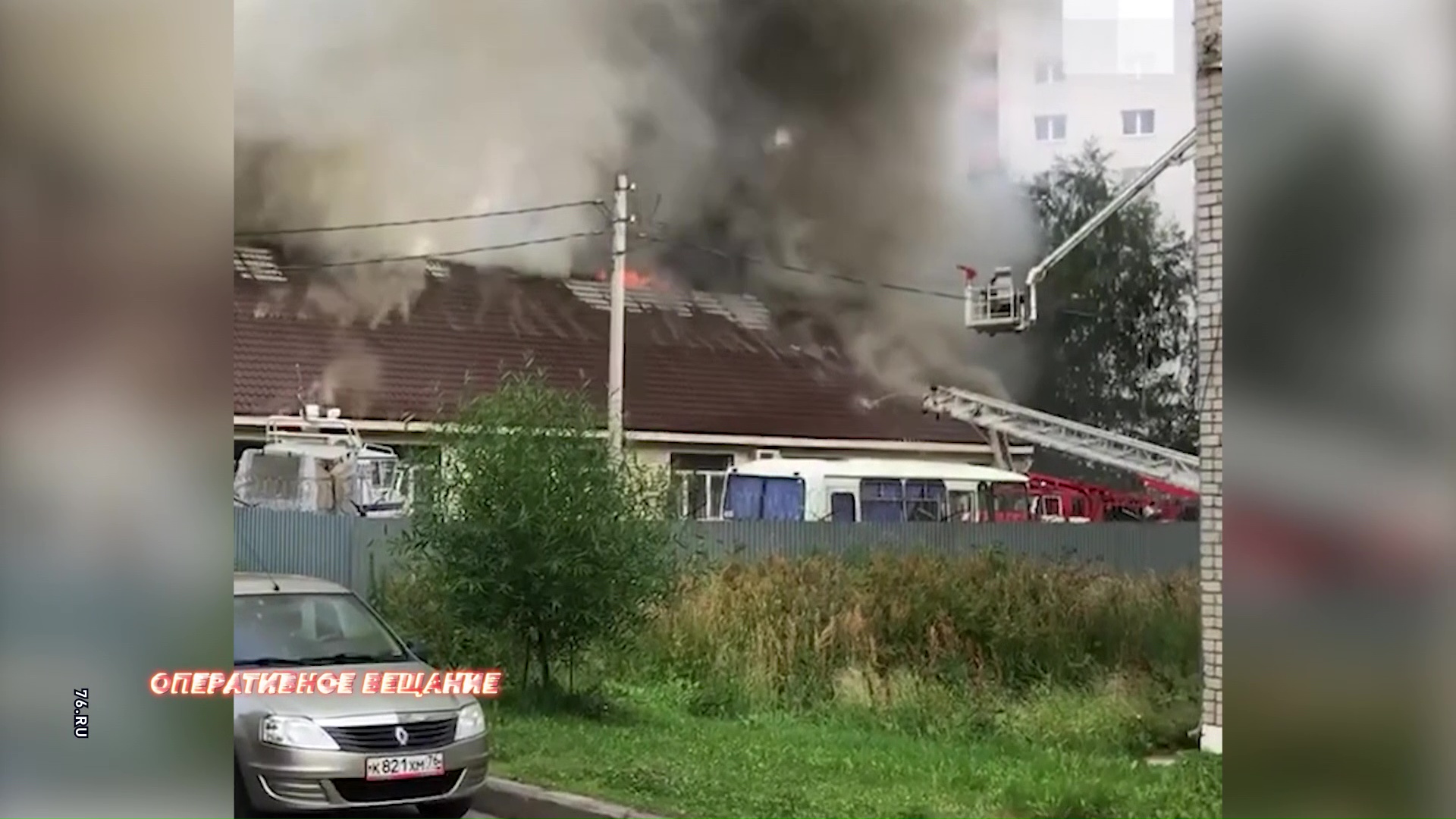 Пожар уничтожил здание следователей транспортной полиции на улице Ухтомского: все подробности происшествия