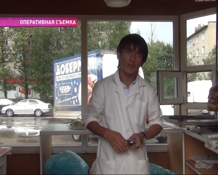 Нелегал продавал шаурму