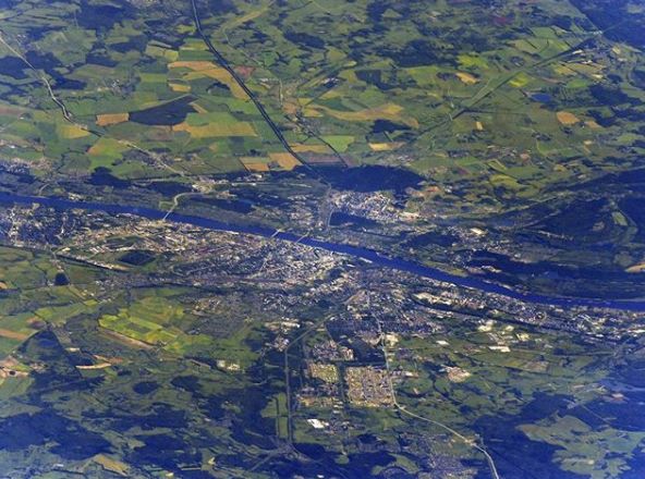 Ярославль из космоса: известный космонавт сфотографировал город с очень необычного ракурса