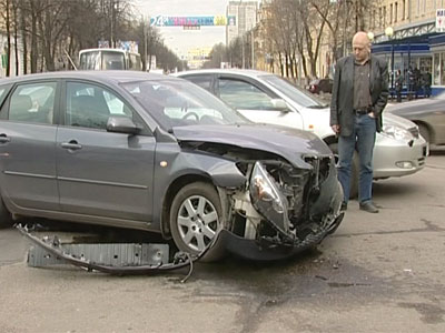 Авария на перекрестке