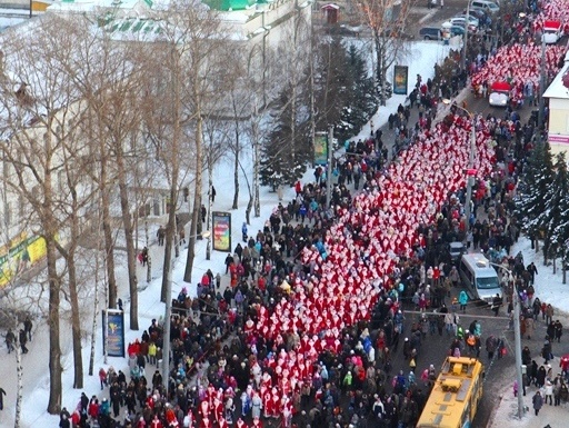 Стала известна программа НаШествия Дедов Морозов в Рыбинске