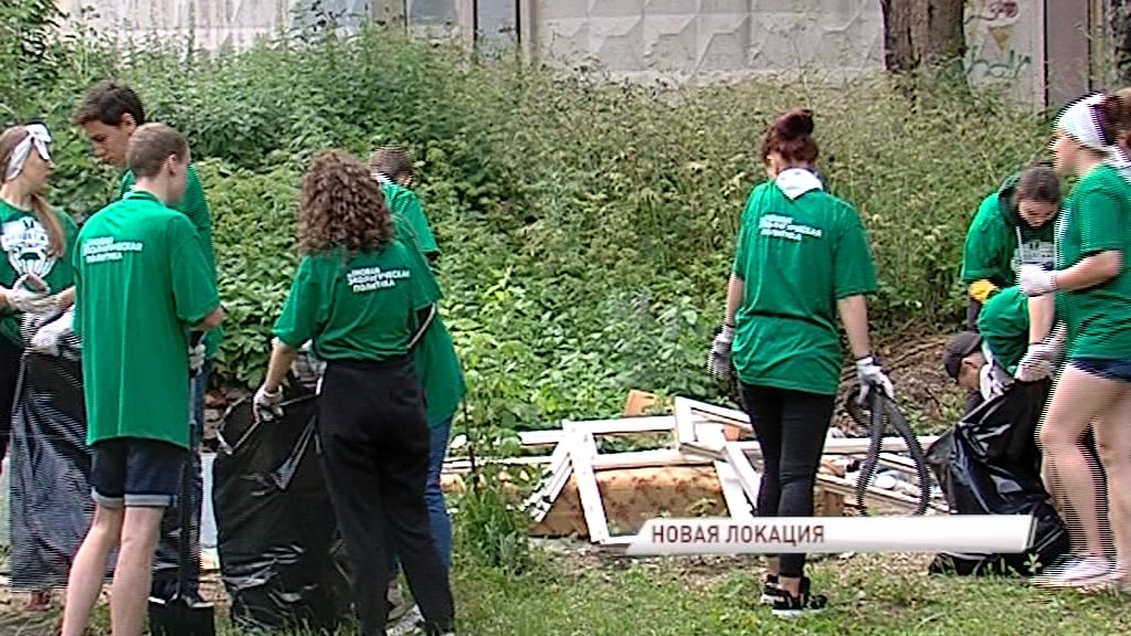 «Экодесант» убрал незаконную свалку в Ярославле по просьбе жителей