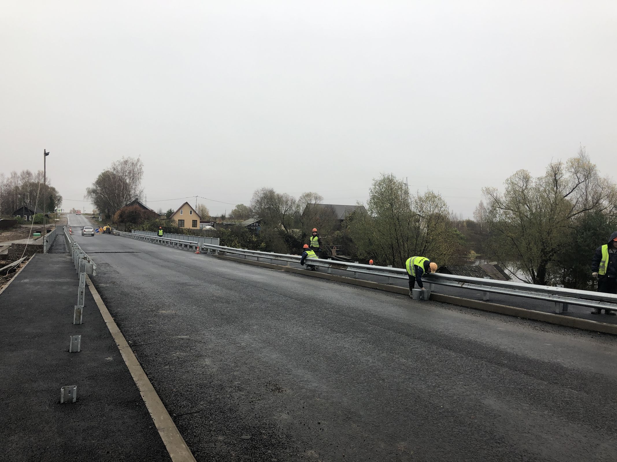 На дороге Сергиев Посад – Калязин – Рыбинск – Череповец завершили ремонт предаварийного моста