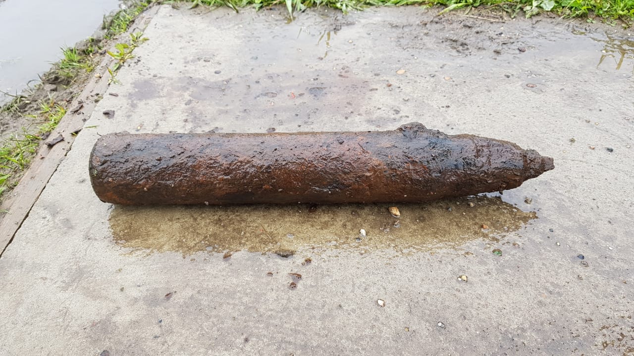 В Рыбинском районе нашли снаряд времен Великой Отечественной войны