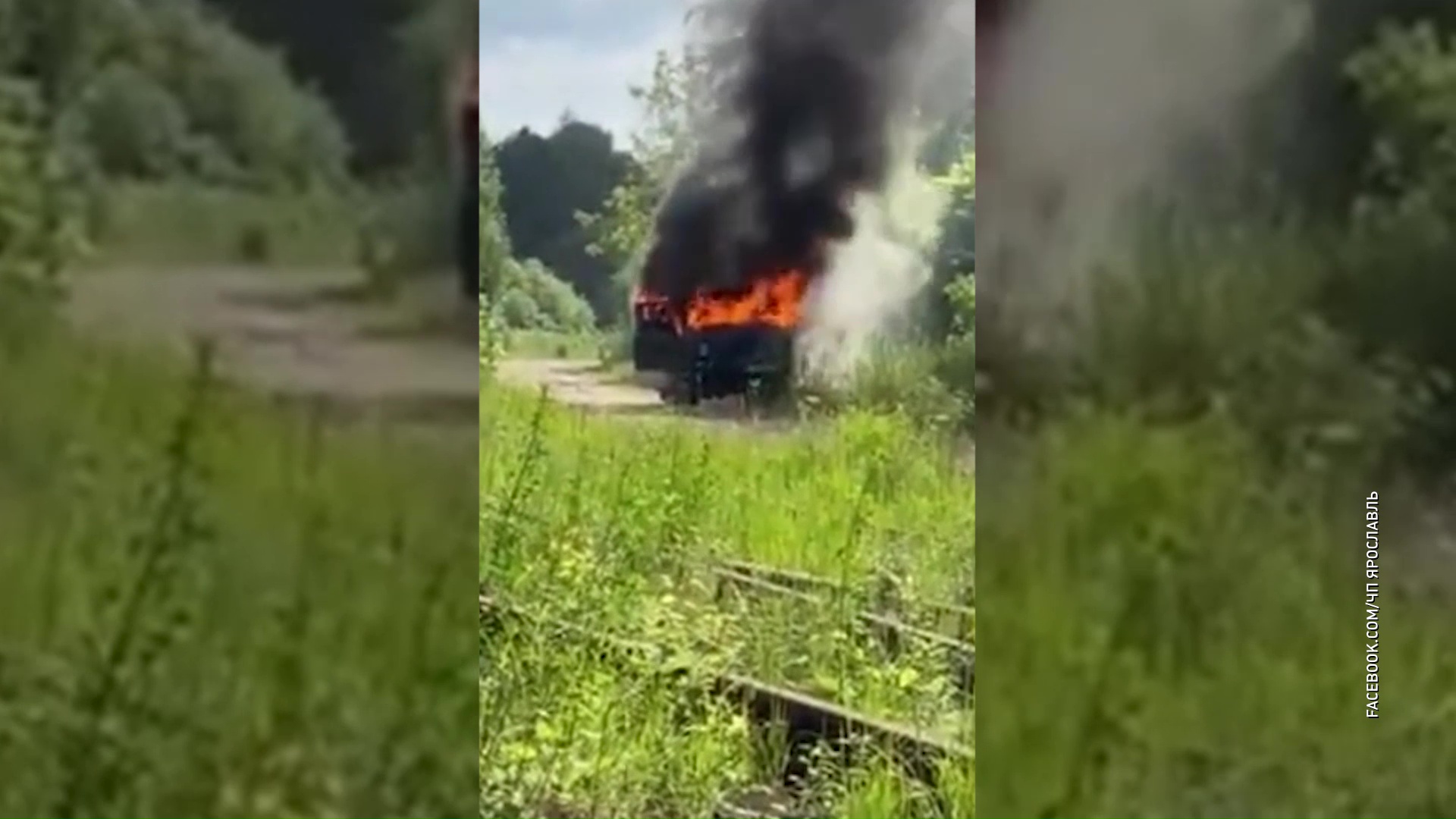 В Заволжском районе Ярославля сгорела «Буханка»