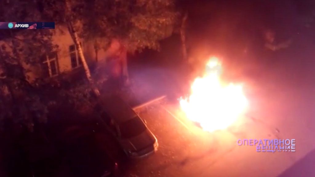 В Ярославле сгорела очередная «легковушка»