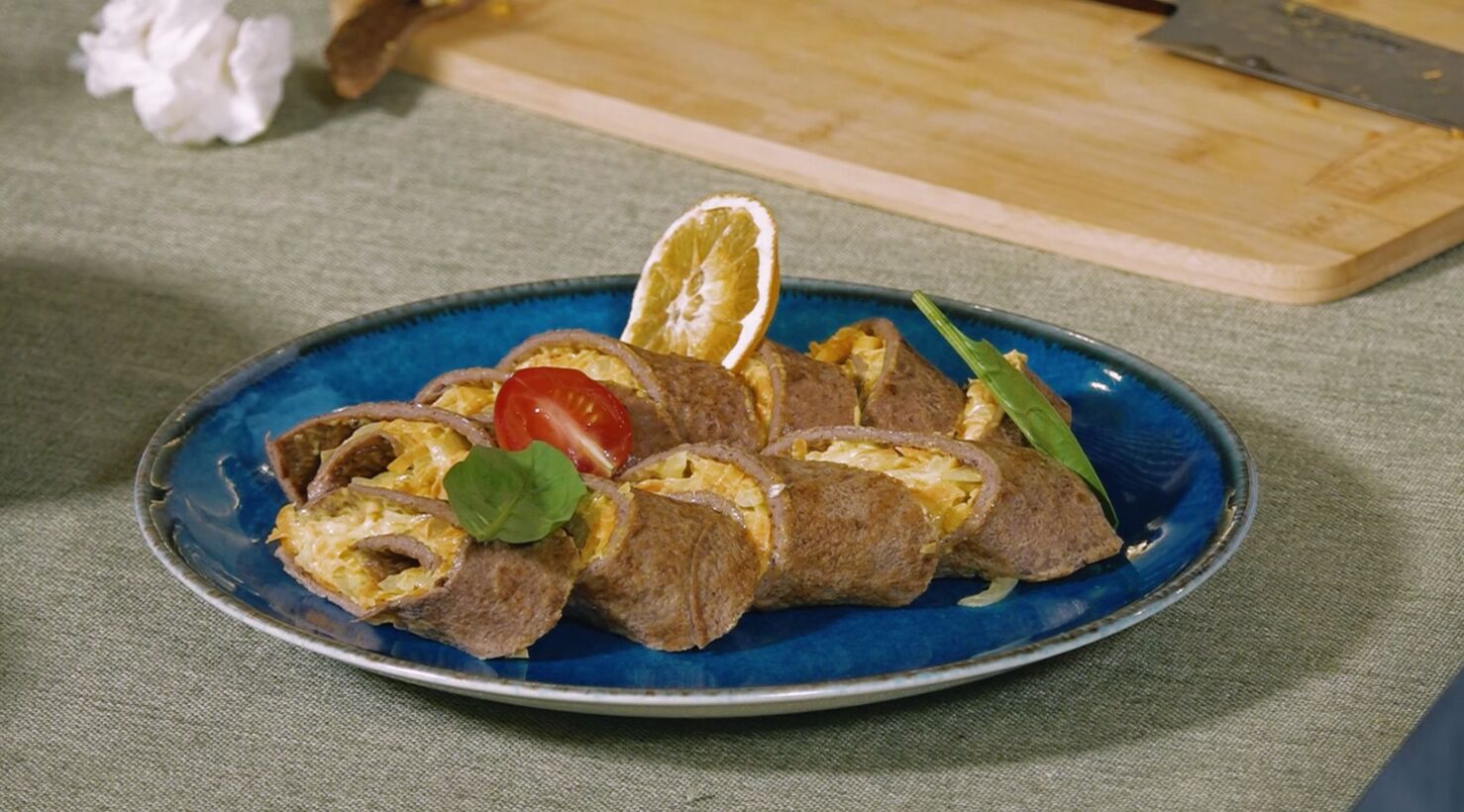 «Вкусные идеи». Печеночный рулет