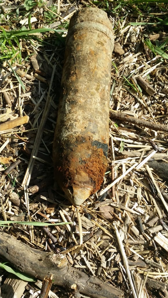 Опасная находка: рыбинец обнаружил артиллерийский снаряд