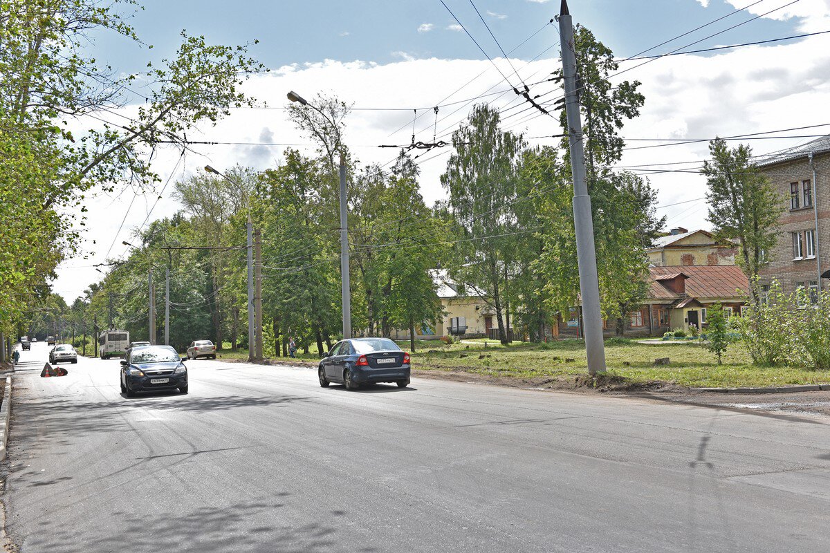 Ремонт дороги на Большой Норской закончат в ближайшее время