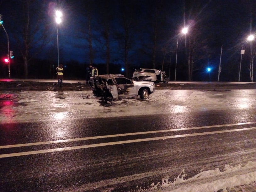 В сети появилось видео огненного ДТП в Ярославле: новые подробности