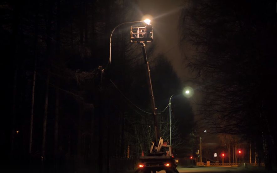 В Брагине проверили исправность фонарей после сообщений в социальных сетях