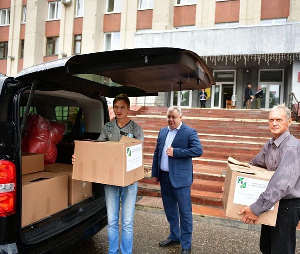 В Ярославль доставили гуманитарную помощь из Гаврилов-Яма