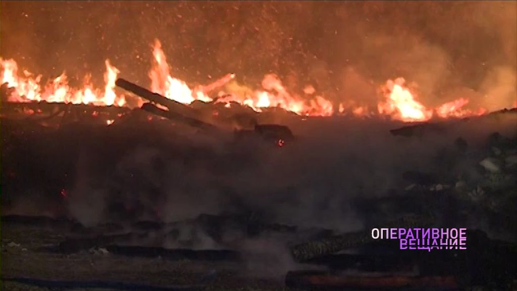 В Гаврилов-Яме полностью выгорел жилой дом
