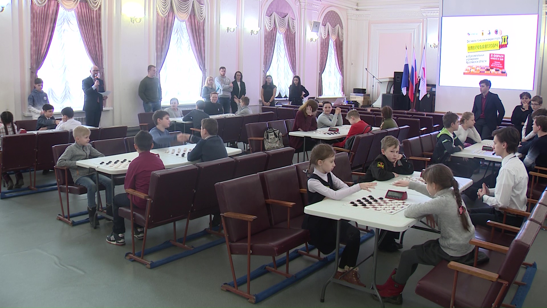 В Ярославле состоялся второй этап второго сезона интернет-проекта «Шашечный всеобуч»