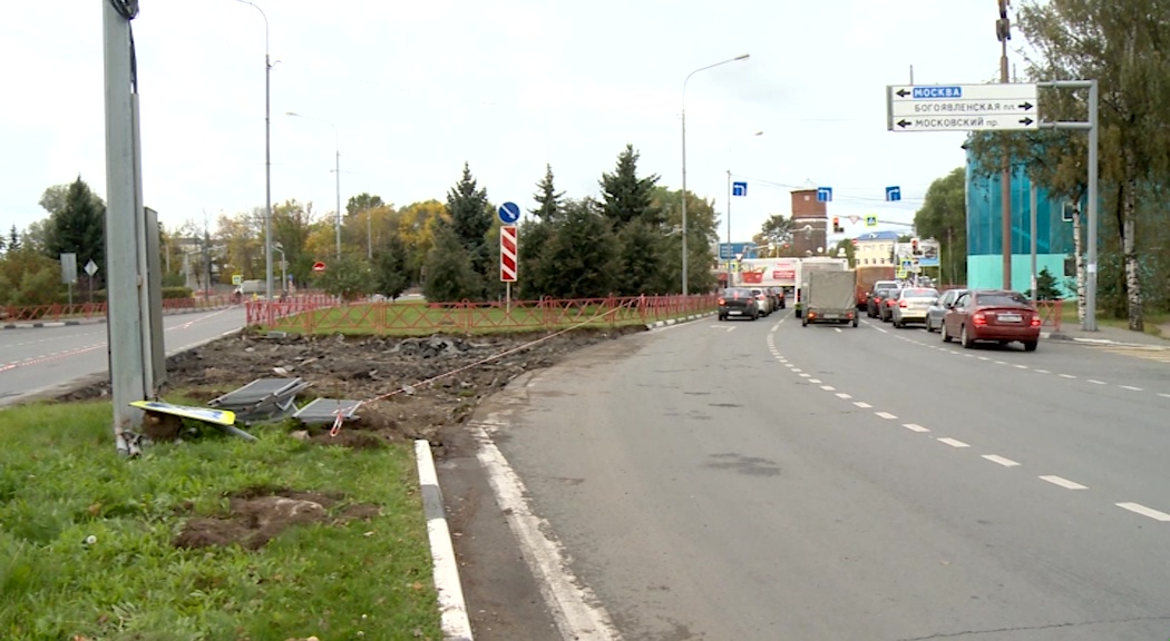 На проспекте Фрунзе убрали «зебру» и место для разворота для снижения аварийности