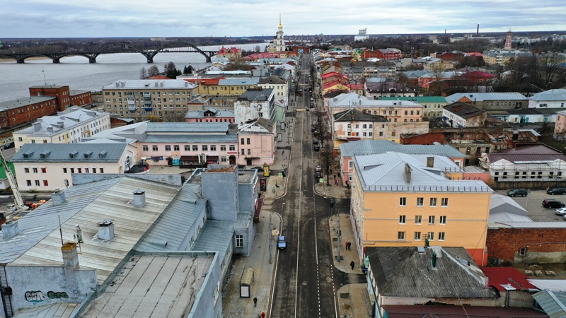 В Рыбинске заканчиваются работы на улице Крестовой