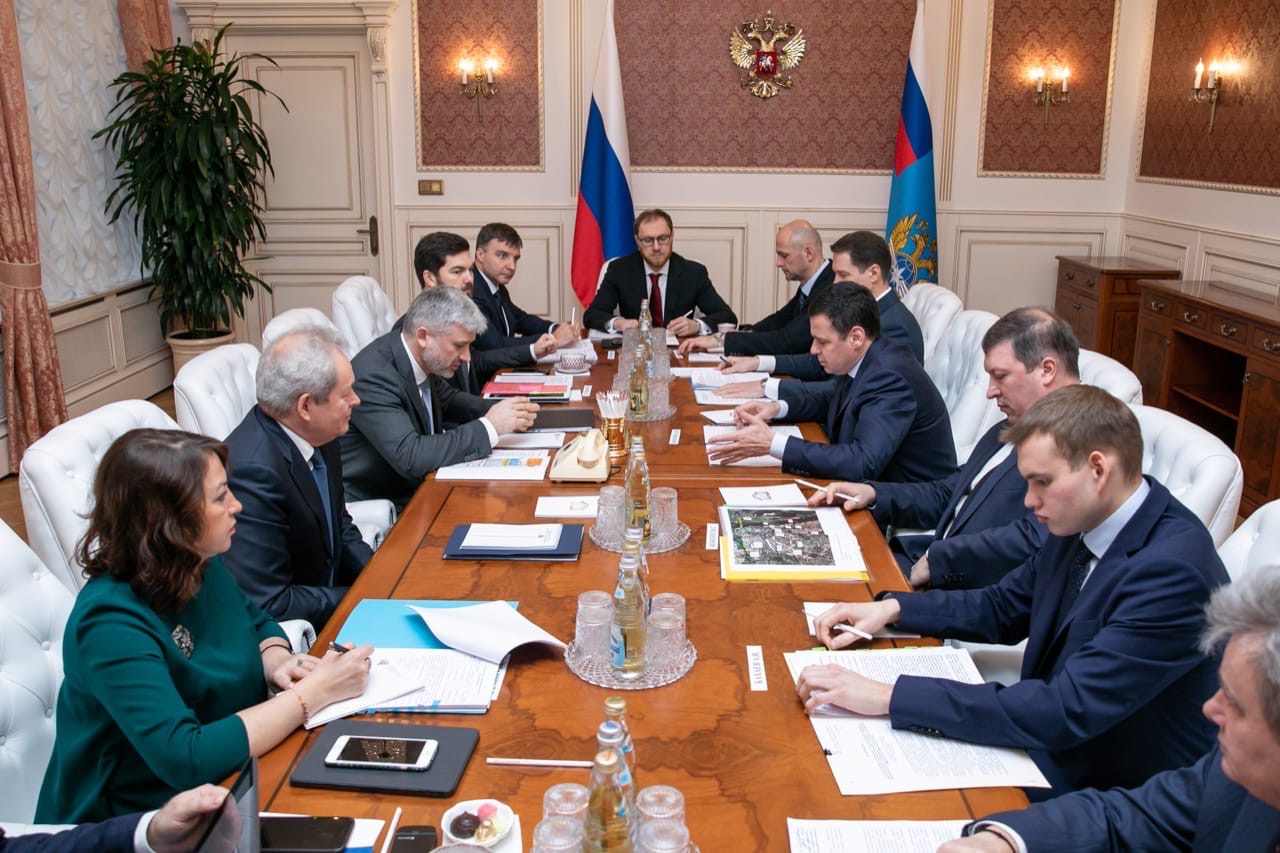 Дмитрий Миронов в Минтрансе обсудил организацию в «Туношне» пункта пропуска через государственную границу