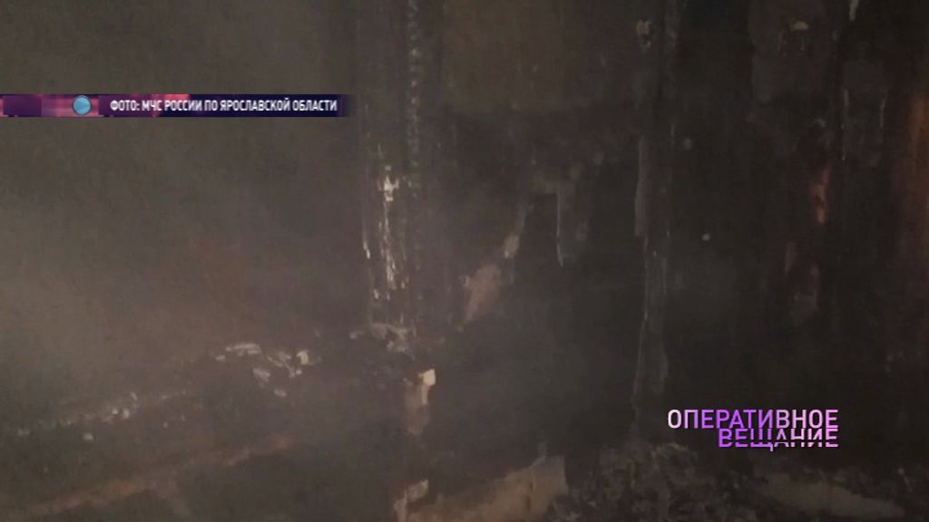 Во Фрунзенском районе полыхал барак, пострадал мужчина