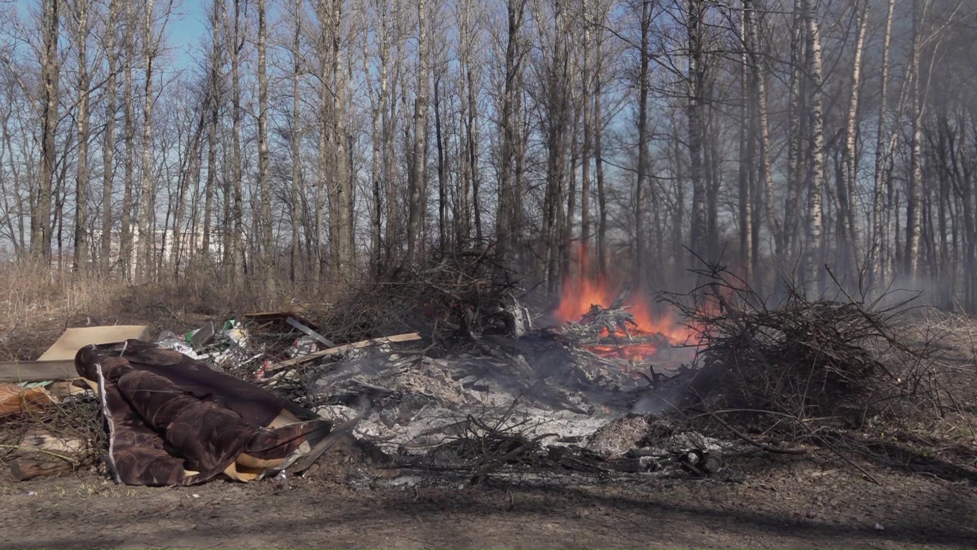 В регионе увеличилось число пожаров из-за пала сухой травы