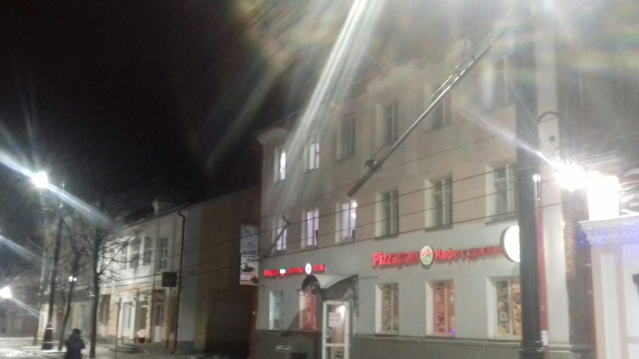 В Рыбинске «сложились» опоры троллейбусных линий