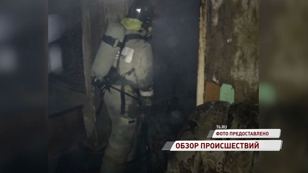 В Рыбинске в пожаре погиб молодой мужчина