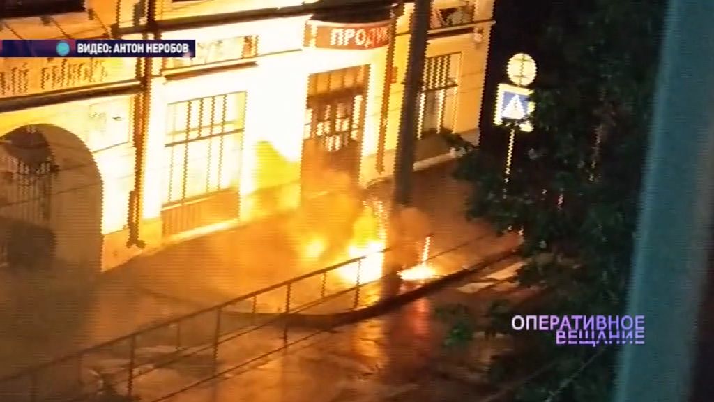 Одна из центральных улиц Рыбинска осталась без света из-за короткого замыкания