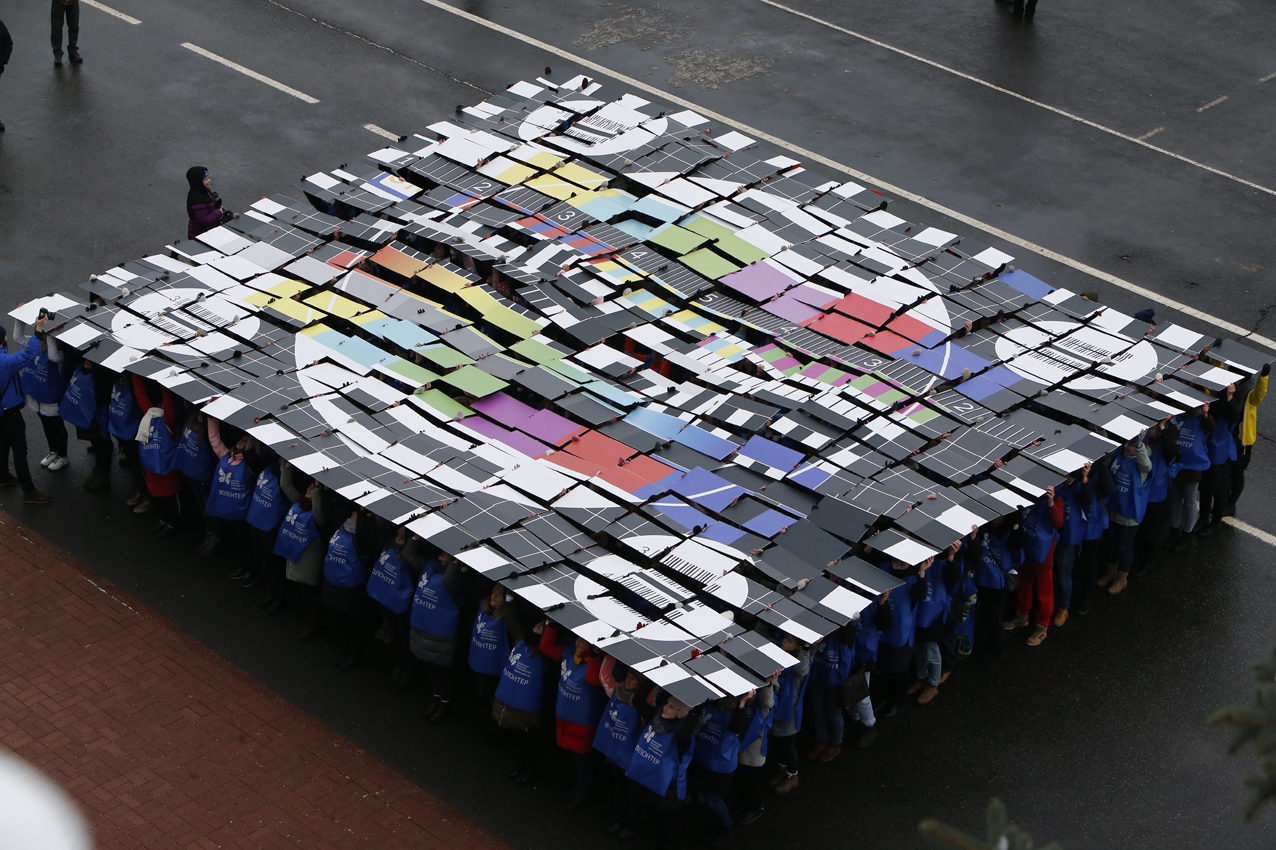 Ярославцы отпраздновали переход на цифровое вещание флешмобом