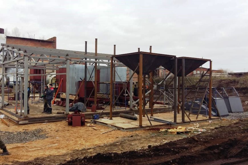 Строительство новой угольной котельной в Мокеихе: как идет работа