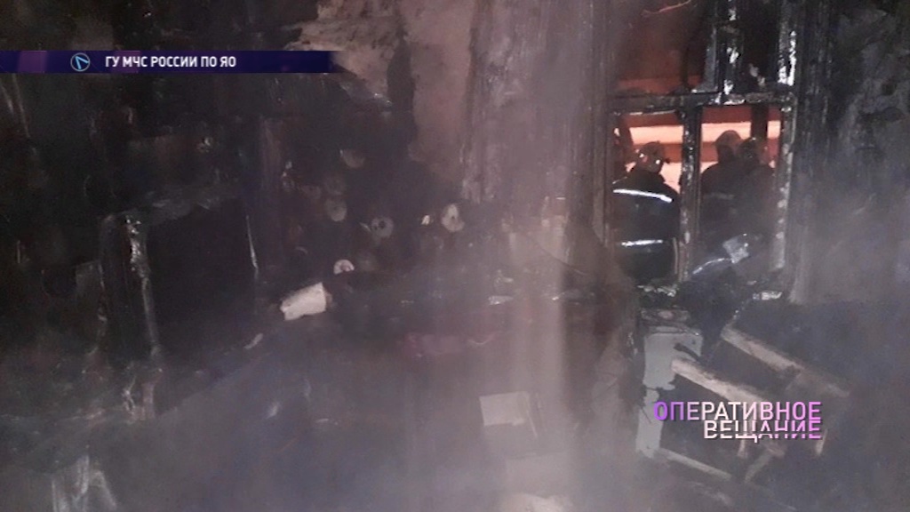 В пожаре в расселенном доме погиб мужчина