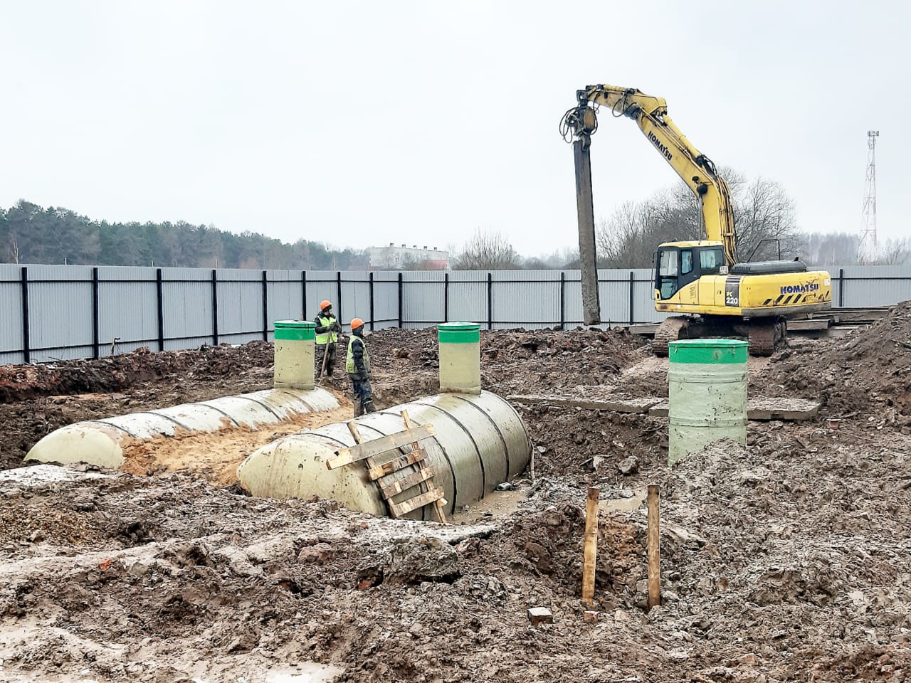В поселке Красный Профинтерн началась реконструкция очистных сооружений