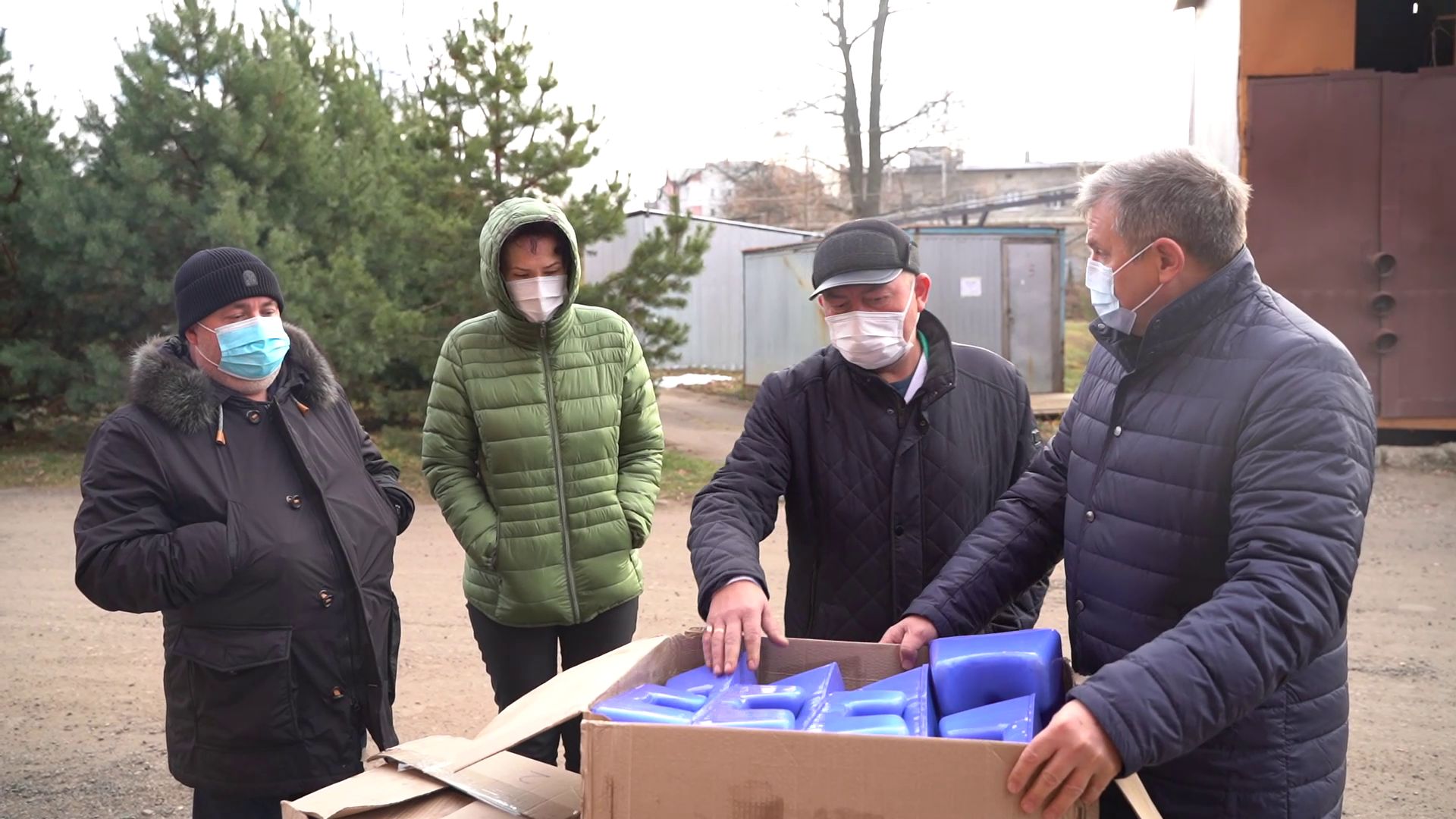 В больницу имени Семашко привезли позиционеры