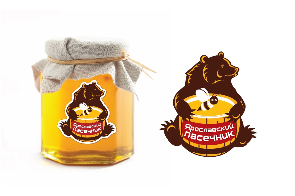 Эмблемой лучшего меда Ярославской области стал медведь с бочонком