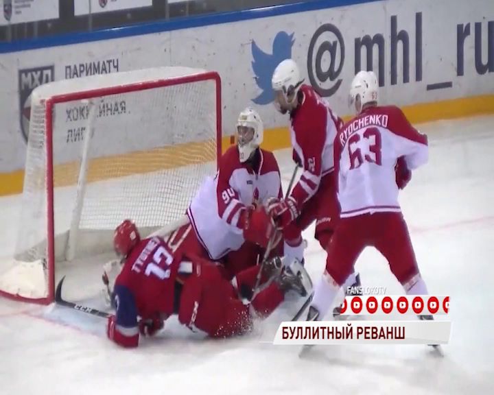 «Локо» взял верх над «Русскими Витязями» в повторной встрече чемпионата МХЛ