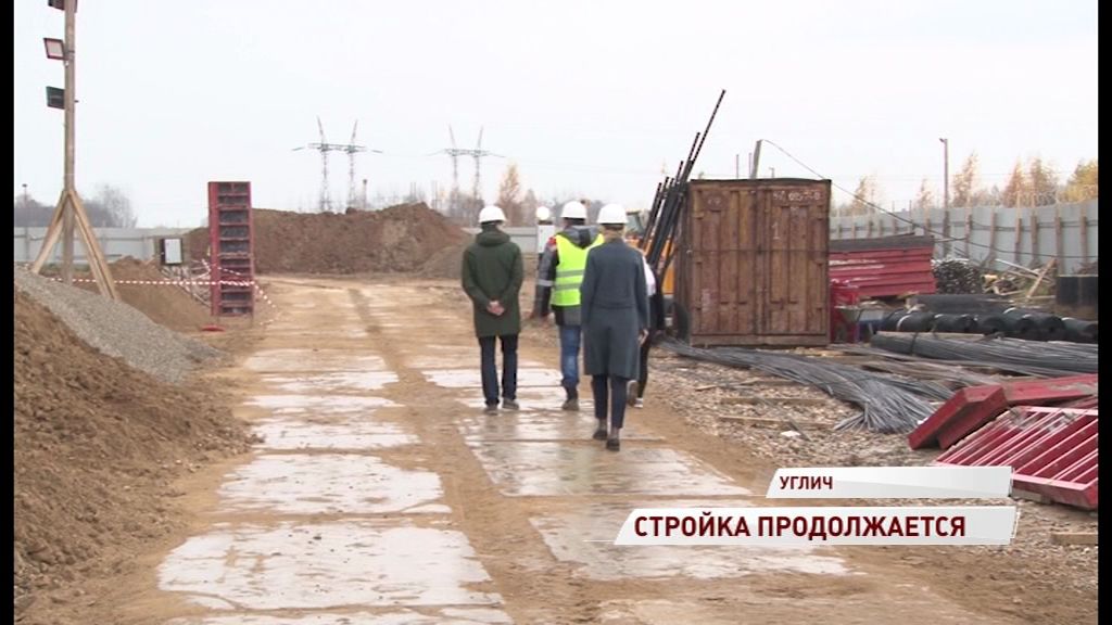 Стройка в разгаре: фундамент нового ФОКа в Угличе почти уложен